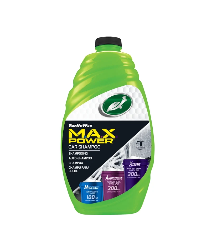 TURTLE WAX CHAMPU CERA MAX POWER 1,42L